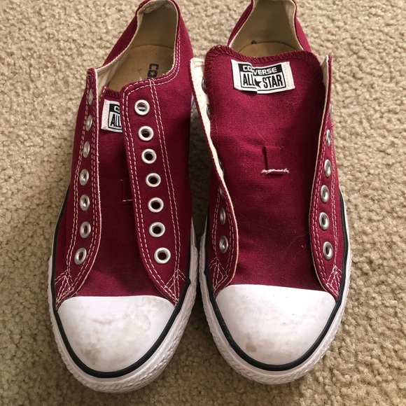 Converse - Size 9 - Burgundy/Maroon